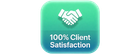 100% Client Satisfaction