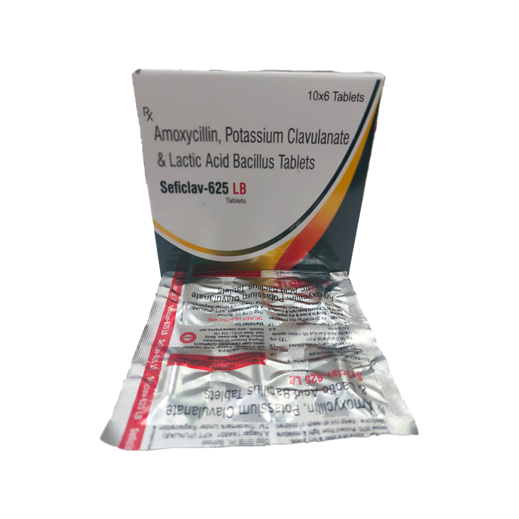 Seficlav -625 Lb - Tablets Product by Trunep Healthcare